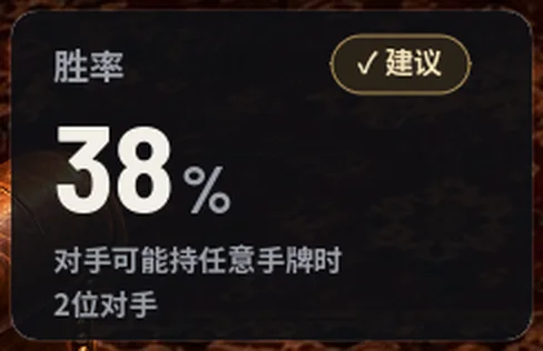 胜率显示