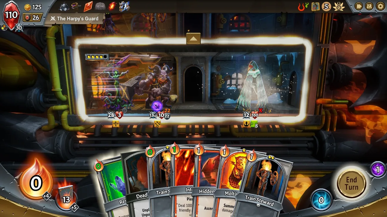 『Monster Train』のゲーム画面