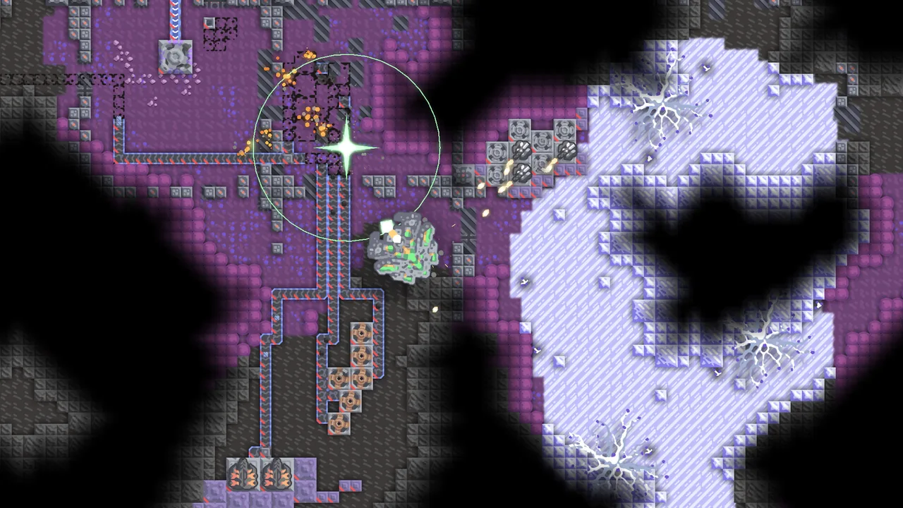 『Mindustry』のゲーム画面