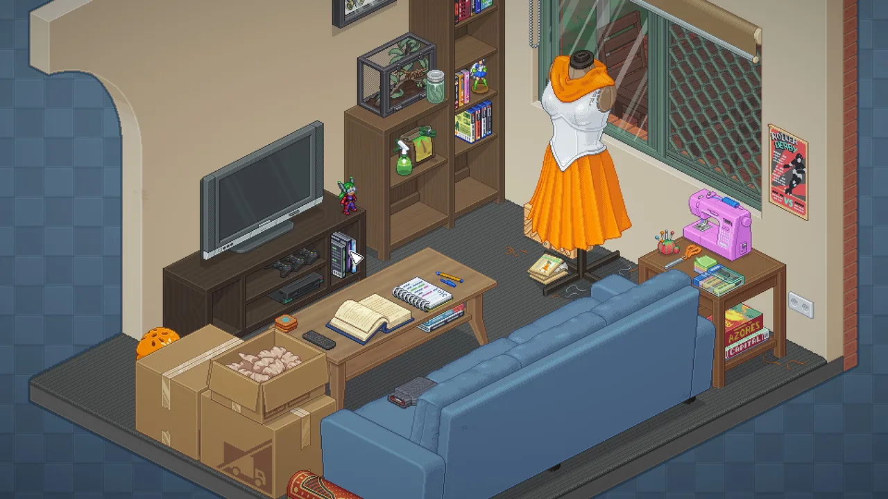 『Unpacking アンパッキング』のゲーム画面