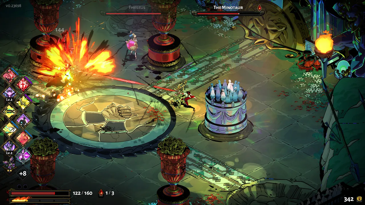 『Hades』のゲーム画面