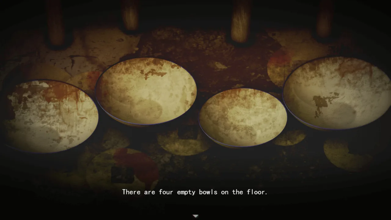 Empty bowls lined up on the floor (Firework, via Steam)