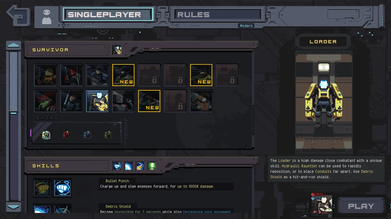 『Risk of Rain Returns』のゲーム画面