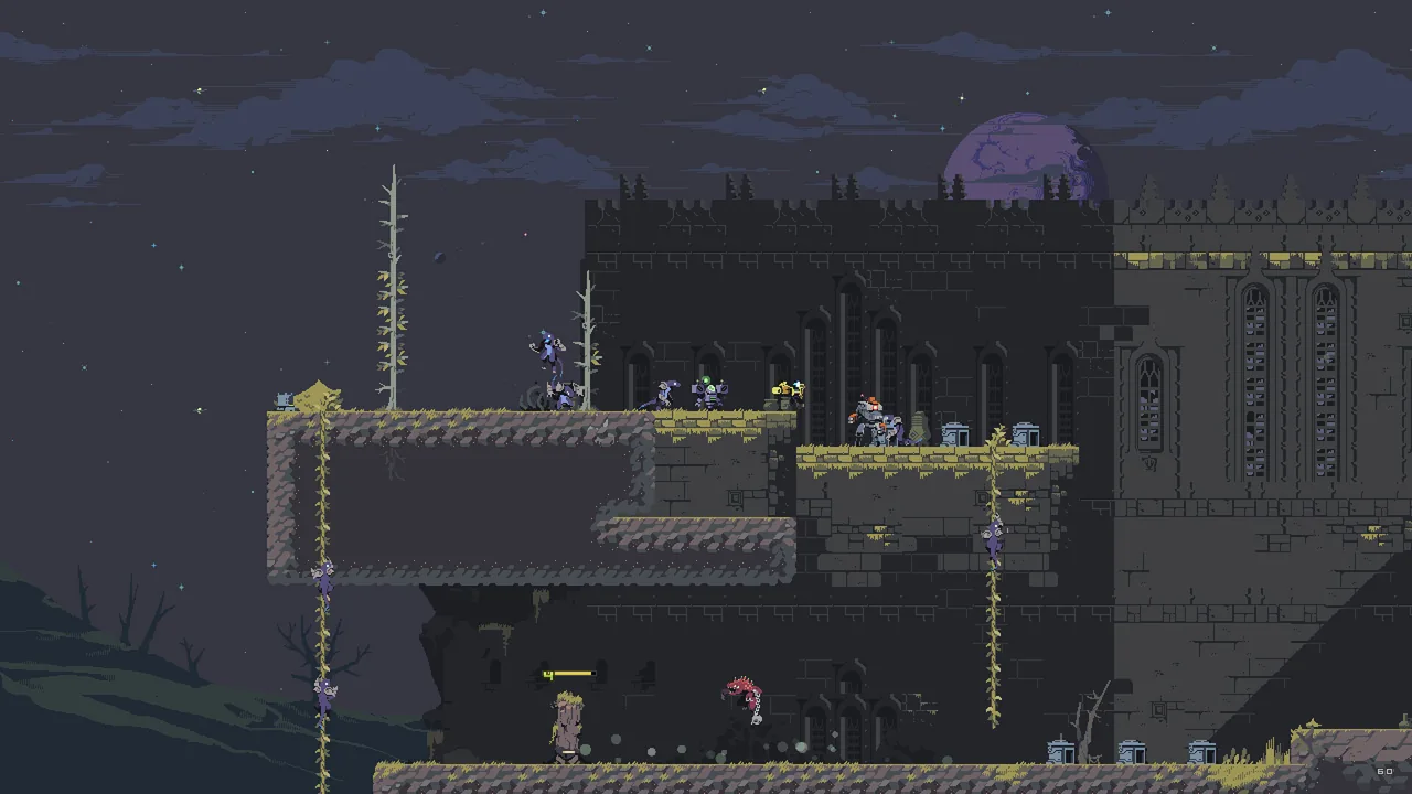 『Risk of Rain Returns』のゲーム画面