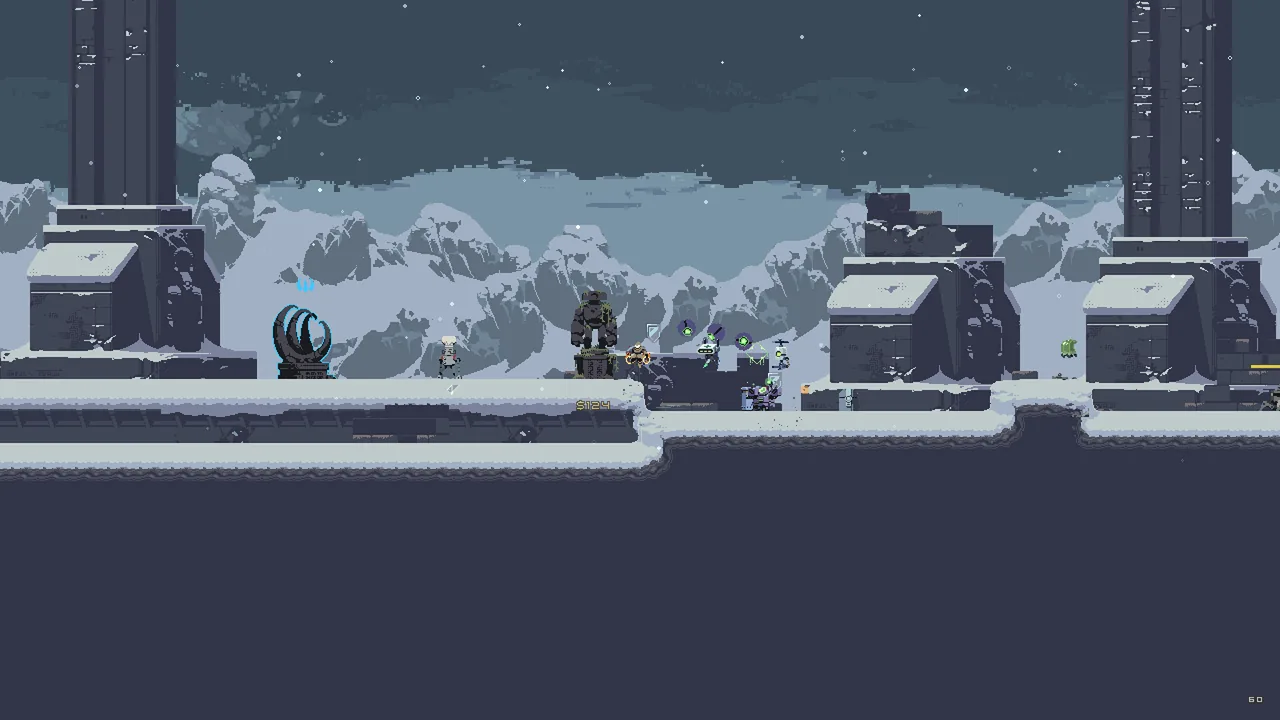 『Risk of Rain Returns』のゲーム画面