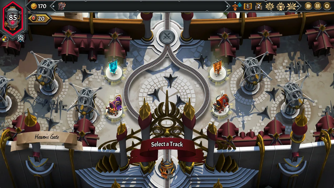 『Monster Train 2』のゲーム画面