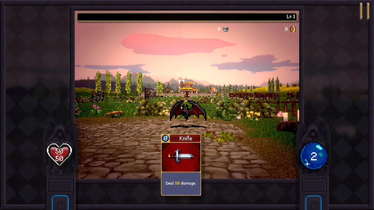 Screenshot of Vampire Crawlers: The Turbo Wildcard from Vampire Survivors