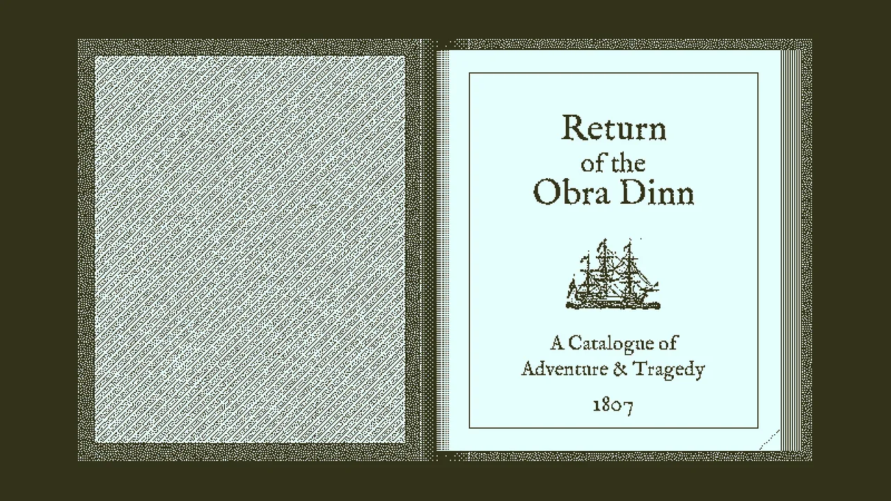 『Return of the Obra Dinn』のゲーム画面